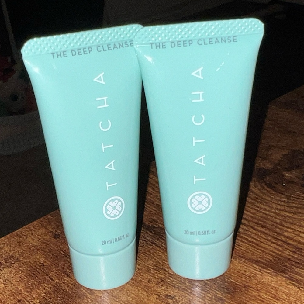 Tatcha the deep cleanse facial cleanser LOT of 2